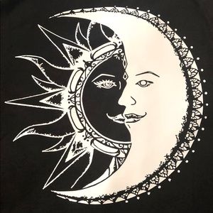 Handmade Sun-Moon t-shirt, sweatshirt, or tank top